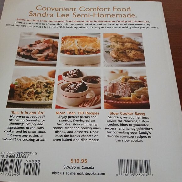 Semi Homemade Slow Cooker Recipes  Cookbook by Sandra Lee GUC - Picture 5 of 7